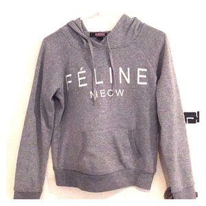 Cat Lover Grey Sweatshirt